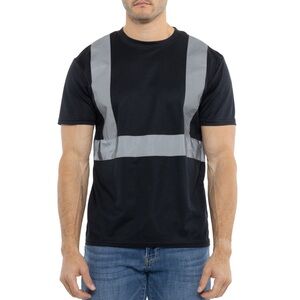 NWT Arctic Quest class 2 black high visibility t shirt M